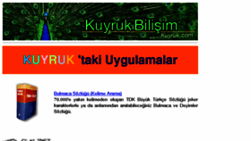 What Kuyruk.com website looked like in 2016 (7 years ago)