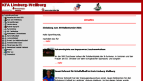 What Kfalimburg-weilburg.de website looked like in 2016 (7 years ago)