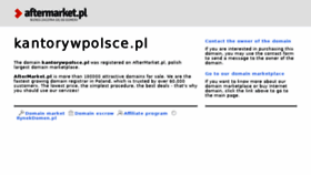 What Kantorywpolsce.pl website looked like in 2016 (7 years ago)