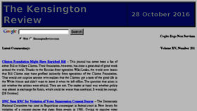 What Kensingtonreview.com website looked like in 2016 (7 years ago)
