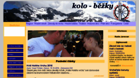 What Kolo-bezky.cz website looked like in 2016 (7 years ago)