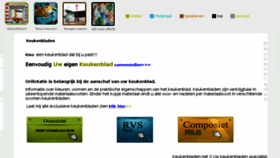 What Keukenbladen.net website looked like in 2016 (7 years ago)