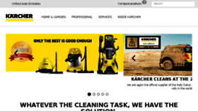 What Karcher.ae website looked like in 2016 (7 years ago)