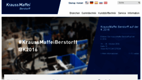 What Kraussmaffeiberstorff.com website looked like in 2016 (7 years ago)