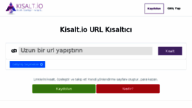 What Kisalt.io website looked like in 2016 (8 years ago)