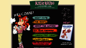 What Katiekazoo.com website looked like in 2016 (7 years ago)
