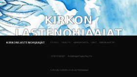 What Kirkonlastenohjaajat.fi website looked like in 2016 (7 years ago)
