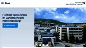 What Klosterneuburg.lknoe.at website looked like in 2016 (7 years ago)