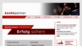 What Kochundpartner.at website looked like in 2016 (7 years ago)