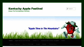 What Kyapplefest.org website looked like in 2016 (7 years ago)
