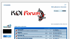 What Koiforum.nl website looked like in 2016 (7 years ago)
