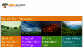 What Keralapackage.in website looked like in 2016 (7 years ago)