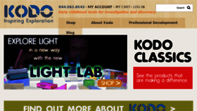 What Kodokids.com website looked like in 2016 (7 years ago)