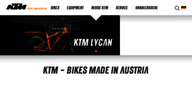 What Ktm-bikes.eu website looked like in 2016 (7 years ago)