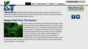 What Kratomtherapy.com website looked like in 2016 (7 years ago)