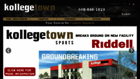 What Kollegetown.com website looked like in 2016 (7 years ago)