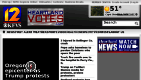 What Kfvs.com website looked like in 2016 (7 years ago)