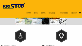 What Krisbud.pl website looked like in 2016 (7 years ago)