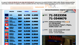 What Kantorplex.pl website looked like in 2016 (7 years ago)