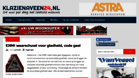 What Klazienaveen24.nl website looked like in 2016 (7 years ago)