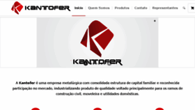What Kantofer.com.br website looked like in 2016 (7 years ago)