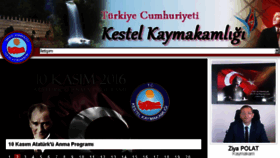 What Kestel.gov.tr website looked like in 2016 (7 years ago)