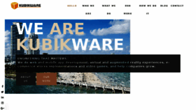 What Kubikware.com website looked like in 2016 (7 years ago)