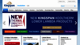 What Kingspaninsulation.co.uk website looked like in 2016 (7 years ago)
