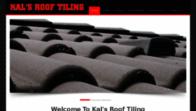 What Kalsrooftiling.com.au website looked like in 2016 (7 years ago)