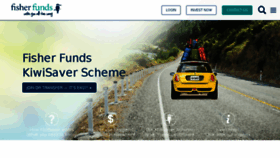 What Kiwisaver.fisherfunds.co.nz website looked like in 2016 (7 years ago)