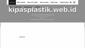 What Kipasplastik.web.id website looked like in 2016 (7 years ago)