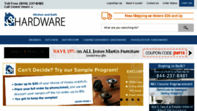 What Kbhardware.com website looked like in 2016 (7 years ago)