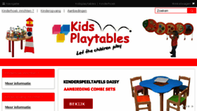 What Kidsplaytables.nl website looked like in 2016 (7 years ago)