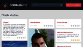 What Krapnieki.org website looked like in 2016 (7 years ago)