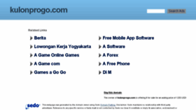 What Kulonprogo.com website looked like in 2016 (7 years ago)
