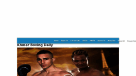 What Khmerboxingdaily.com website looked like in 2016 (7 years ago)