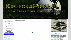 What Kieleckapilka.pl website looked like in 2016 (7 years ago)