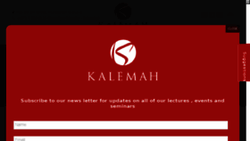 What Kalemah.org website looked like in 2016 (7 years ago)