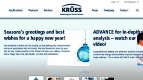 What Kruss.de website looked like in 2016 (7 years ago)