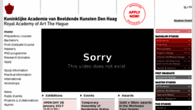 What Kabk.nl website looked like in 2016 (9 years ago)