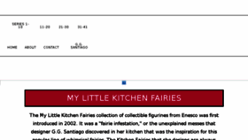 What Kitchenfairies.net website looked like in 2016 (7 years ago)