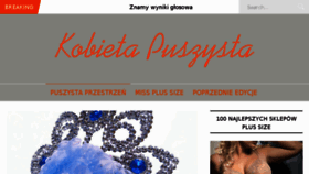 What Kobietapuszysta.pl website looked like in 2016 (7 years ago)