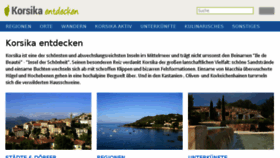 What Korsika-entdecken.de website looked like in 2016 (7 years ago)