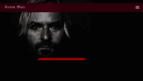What Kevinmax.com website looked like in 2016 (7 years ago)