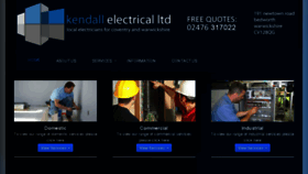What Kendallelectrical.com website looked like in 2016 (7 years ago)