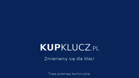 What Kupklucz.pl website looked like in 2016 (7 years ago)