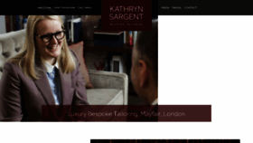 What Kathrynsargent.com website looked like in 2016 (7 years ago)