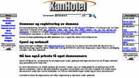 What Kanhotel.com website looked like in 2016 (7 years ago)
