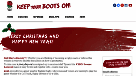 What Keepyourbootson.co.uk website looked like in 2016 (7 years ago)