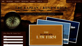 What Kaplanbond.com website looked like in 2016 (7 years ago)